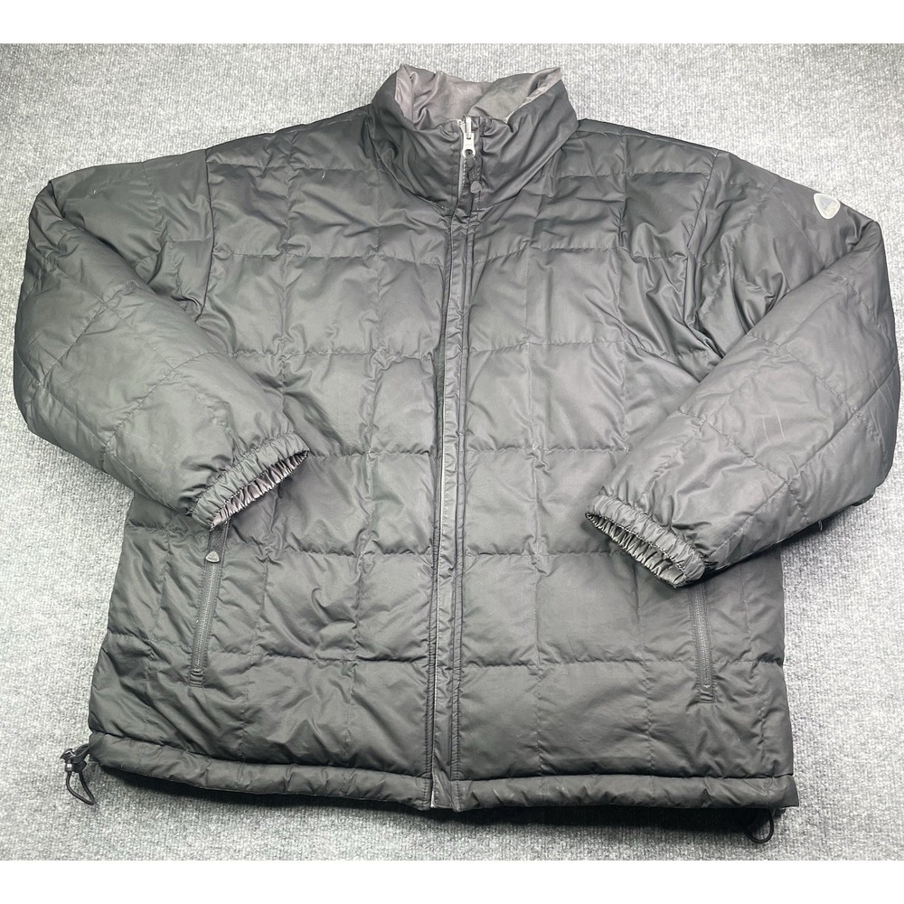 Nike ACG Puffer Jacket Mens XXL Black Down Insulated Quilted Full Zip Coat